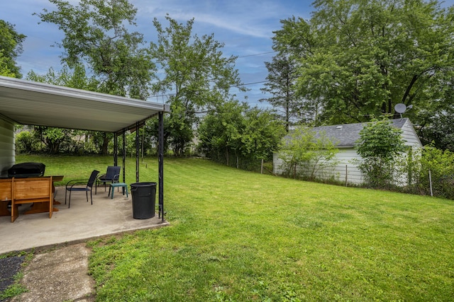 5385 Woodbine Ave, Dayton, OH 45432 - view of yard featuring a patio