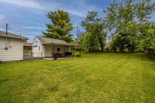 5385 Woodbine Ave, Dayton, OH 45432 - view of yard with a patio area