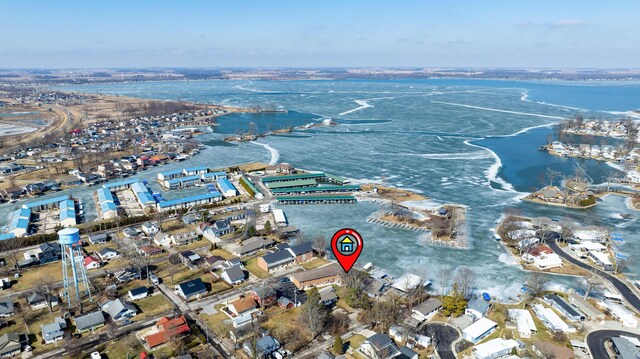 218 Warren Ave Unit # 8, Russells Point, OH 43348 - aerial view of property's location with a nearby body of water