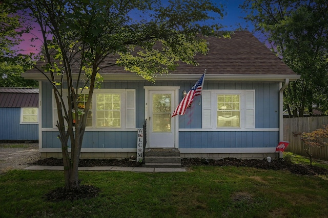 11372 Kickapoo Path, Lakeview, OH 43331 - view of front of home featuring a shingled roof and entry steps