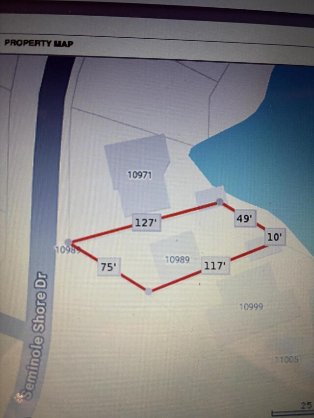 10989 Seminole Shore Dr, Huntsville, OH 43324 - map / location of property area