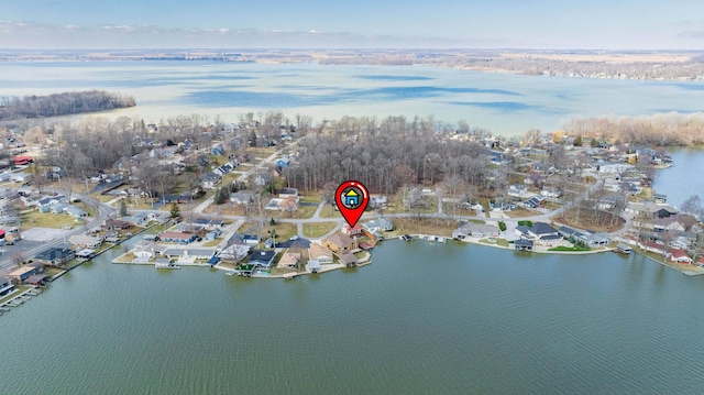 10989 Seminole Shore Dr, Huntsville, OH 43324 - view of property location with a nearby body of water and nearby suburban area