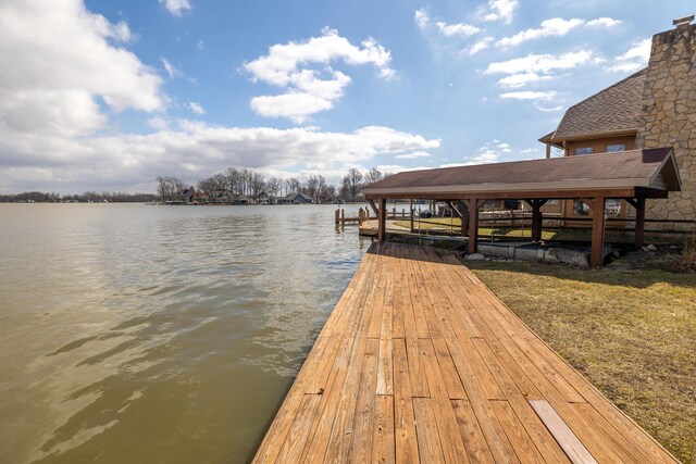 10989 Seminole Shore Dr, Huntsville, OH 43324 - dock area featuring a water view