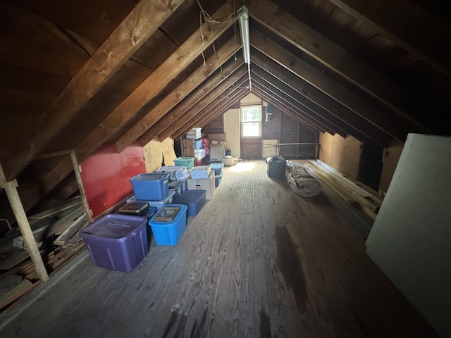 13864 Public Dr, Lakeview, OH 43331 - view of unfinished attic
