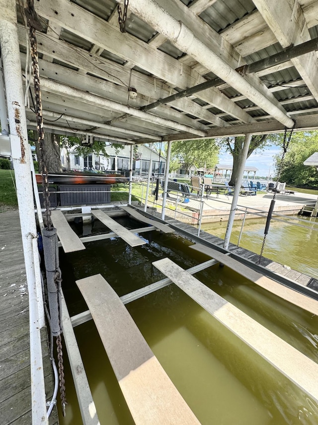 13864 Public Dr, Lakeview, OH 43331 - dock with boat lift