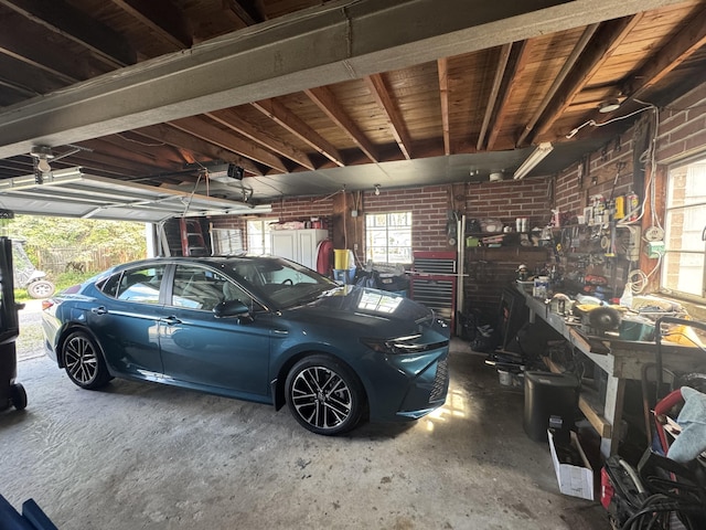 13864 Public Dr, Lakeview, OH 43331 - garage featuring a workshop area