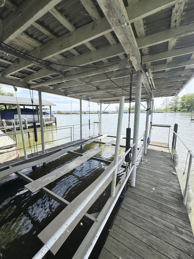 13864 Public Dr, Lakeview, OH 43331 - dock with boat lift and a water view