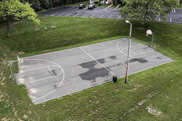 3112 Legend Way, Dayton, OH 45449 - view of basketball court with community basketball court and a lawn