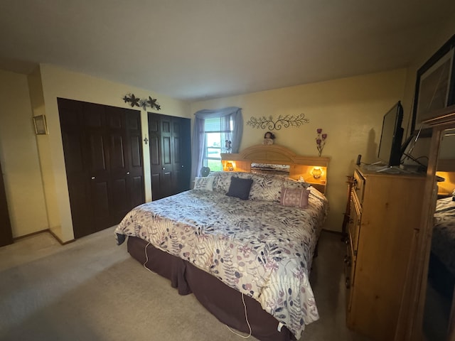 612 S Main St, Saint Marys, OH 45885 - bedroom with carpet and two closets