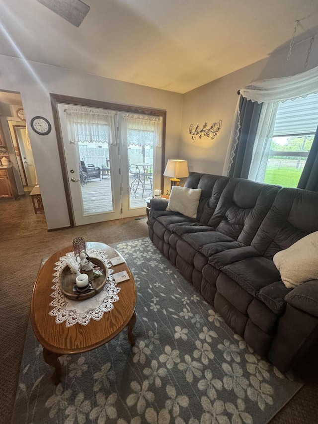 612 S Main St, Saint Marys, OH 45885 - carpeted living room with plenty of natural light