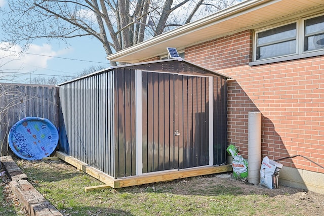 view of outbuilding