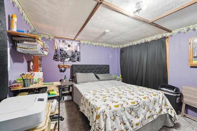 bedroom featuring carpet flooring