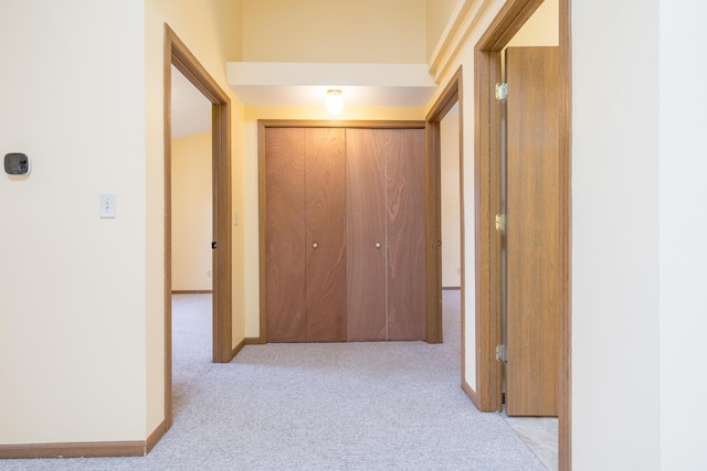 1534 Cross Pointe Cir, Bellefontaine, OH 43311 - corridor featuring carpet and baseboards