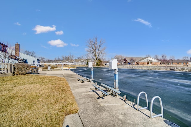 view of street with a residential view