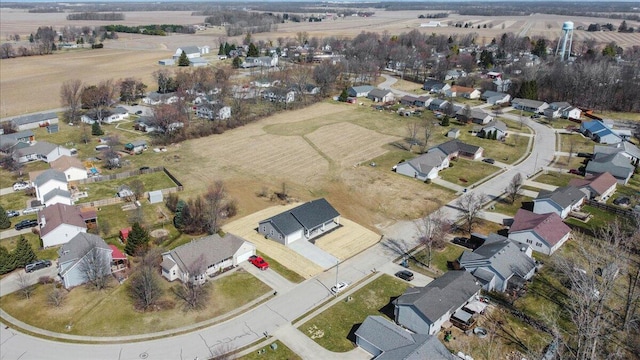 drone / aerial view featuring a residential view