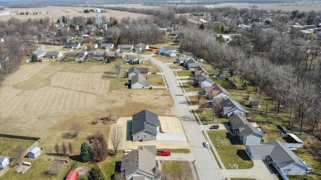 birds eye view of property featuring a residential view