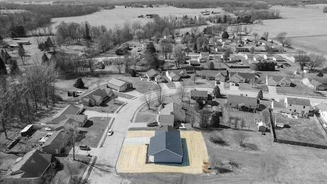 bird's eye view featuring a residential view