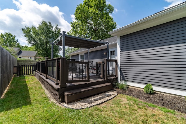 5175 Locust Post Ln, Columbus, OH 43230 - view of wooden terrace