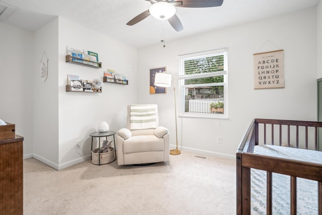 5175 Locust Post Ln, Columbus, OH 43230 - carpeted bedroom featuring baseboards and a ceiling fan
