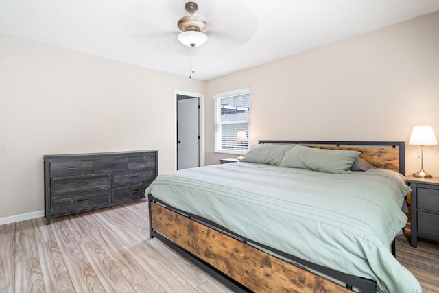 5175 Locust Post Ln, Columbus, OH 43230 - bedroom featuring wood finished floors and a ceiling fan