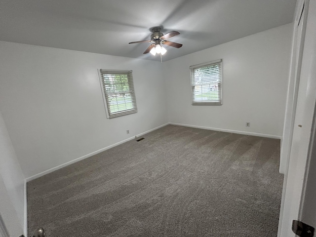 5151 Pheasant St, Lima, OH 45807 - carpeted spare room featuring healthy amount of natural light and a ceiling fan