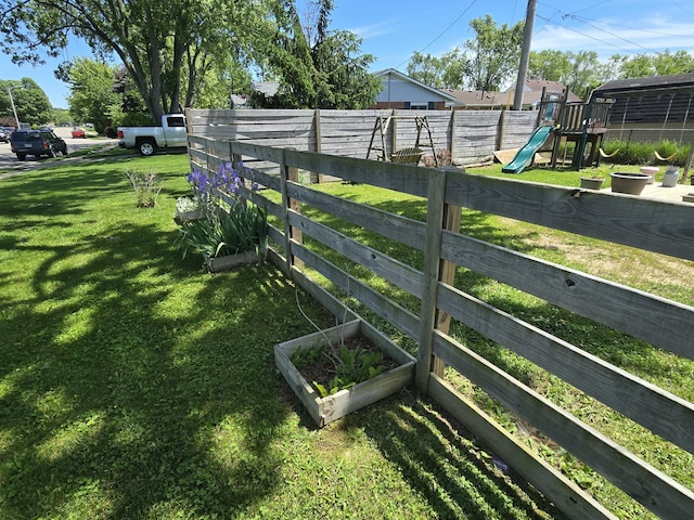 1006 Mayfield Dr, Troy, OH 45373 - view of yard with a playground
