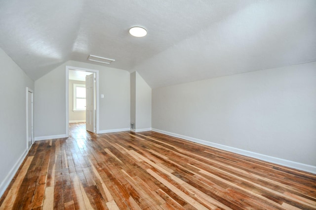 422 New St, Sidney, OH 45365 - bonus room featuring hardwood / wood-style floors and lofted ceiling