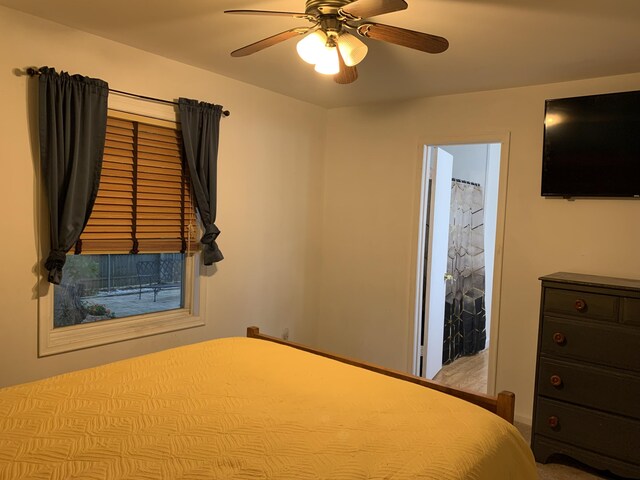 6645 Oak Dr, Celina, OH 45822 - unfurnished bedroom with ceiling fan