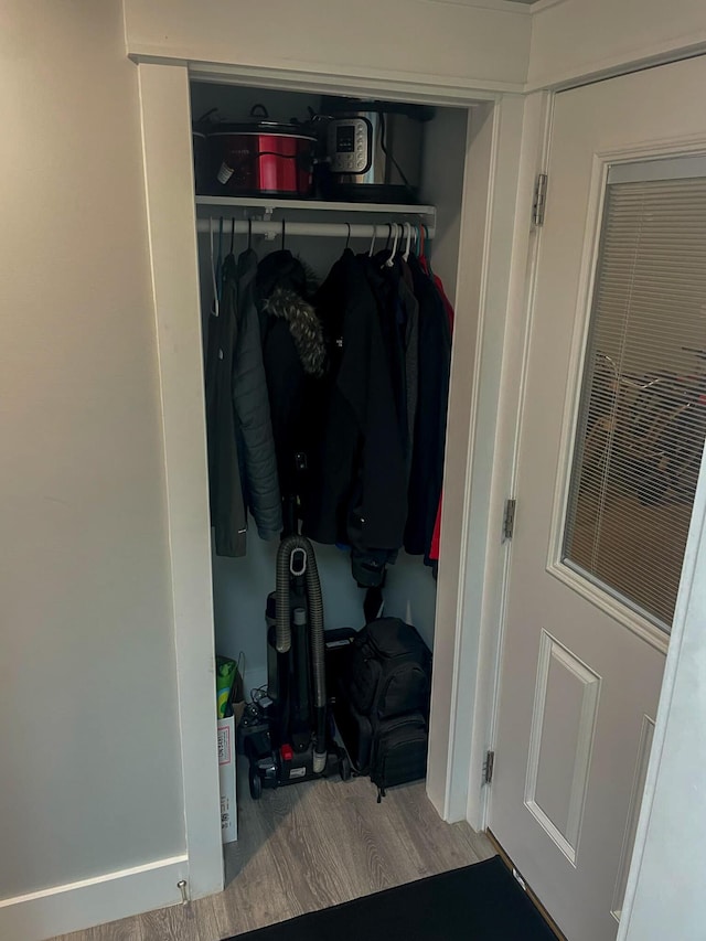 view of closet