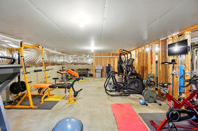 view of workout room