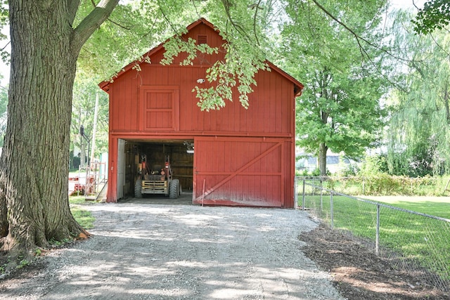 8095 N Lena-Palestine Rd, Conover, OH 45317 - view of detached garage