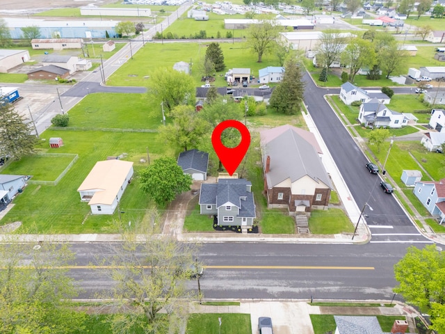 404 N Main St, Jackson Center, OH 45334 - aerial perspective of suburban area