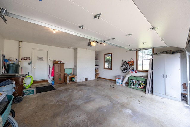 8339 Hite Rd, West Liberty, OH 43357 - garage featuring a garage door opener