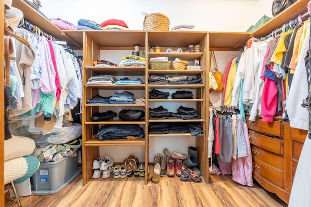 8339 Hite Rd, West Liberty, OH 43357 - spacious closet featuring wood finished floors