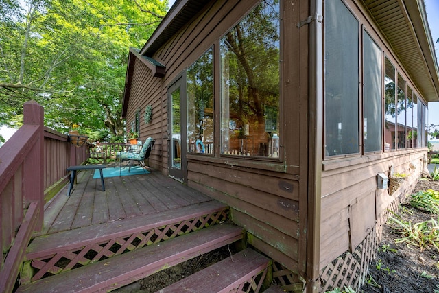 8339 Hite Rd, West Liberty, OH 43357 - view of deck