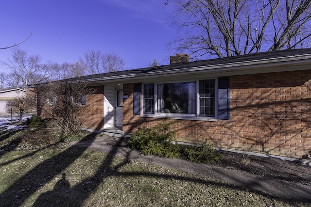 view of ranch-style home