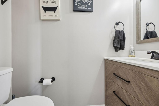 2909 W Barnhill Pl, Xenia, OH 45385 - bathroom featuring toilet and vanity