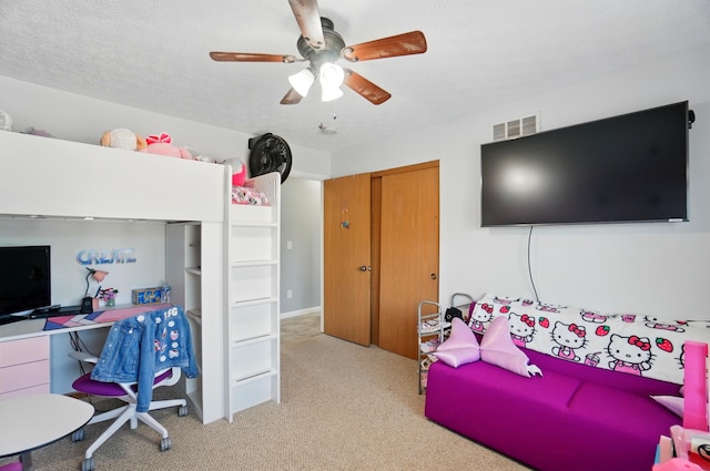 1627 Metcalfe Ave, Columbus, OH 43207 - bedroom featuring carpet flooring and a ceiling fan