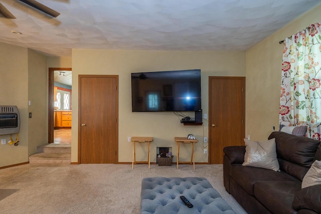 302 N W St, Arcanum, OH 45304 - carpeted living room with heating unit