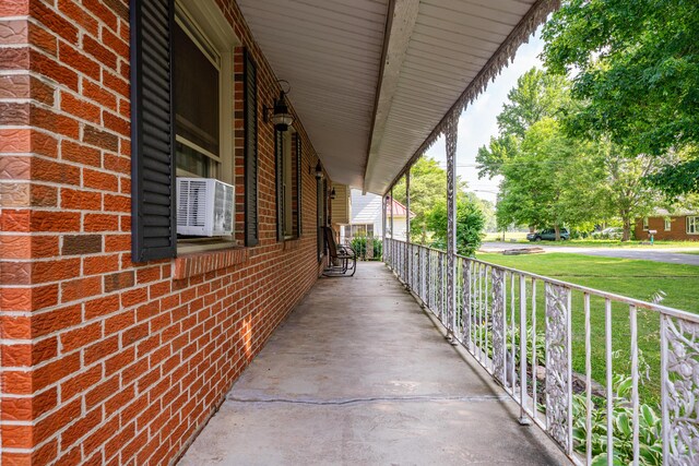 302 N W St, Arcanum, OH 45304 - porch featuring cooling unit