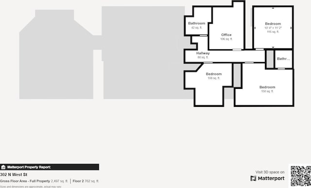 302 N W St, Arcanum, OH 45304 - view of property floor plan