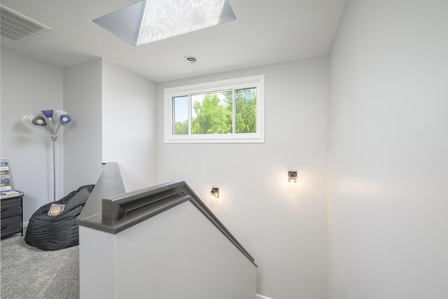 11531 Circle Dr, Lakeview, OH 43331 - staircase featuring carpet