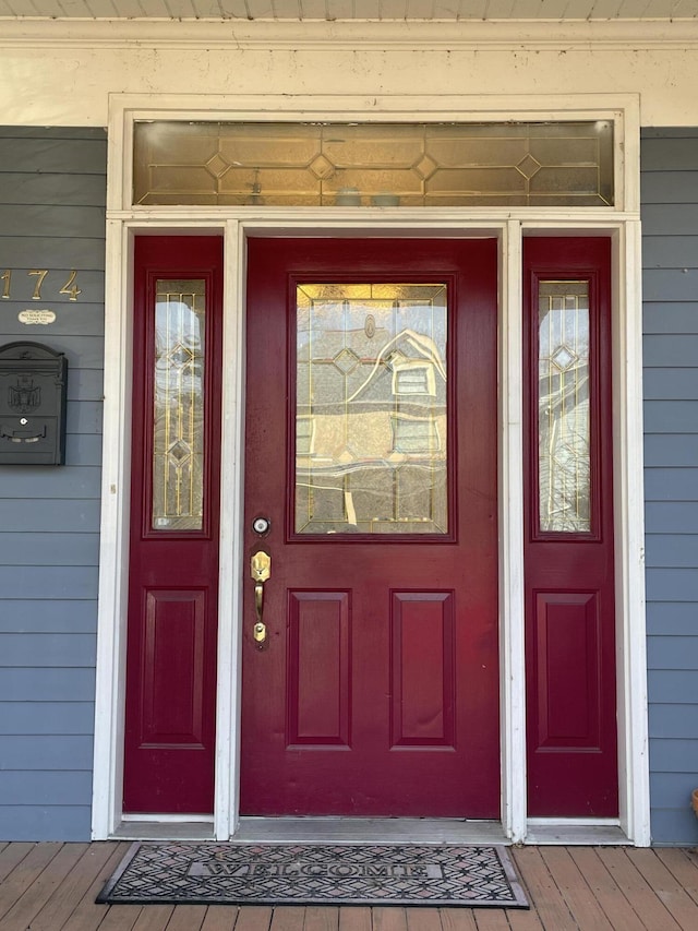 view of property entrance