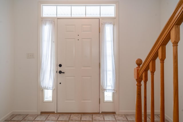 view of foyer