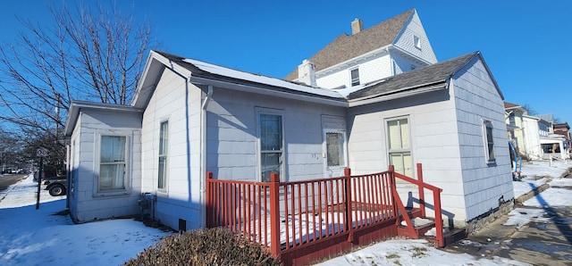 view of front of home