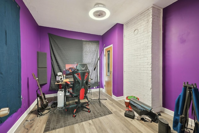 1566 Cora St, Springfield, OH 45503 - game room featuring wood finished floors and baseboards