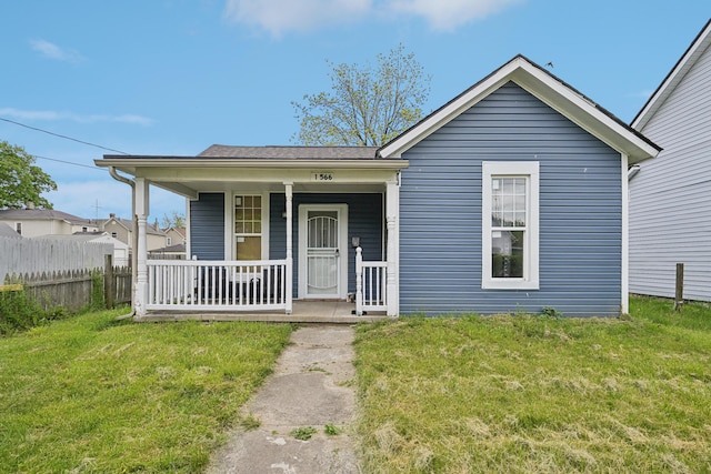 1566 Cora St, Springfield, OH 45503 - view of front of house with covered porch
