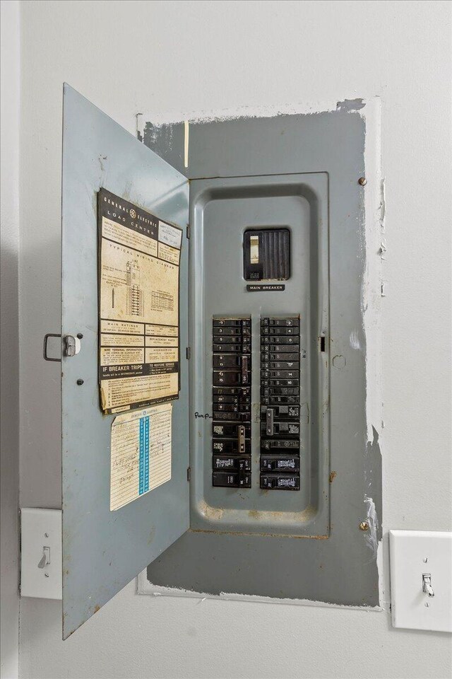 utility room featuring electric panel