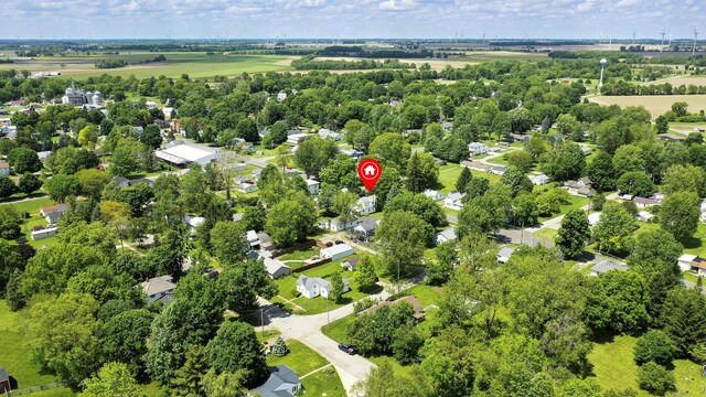 312 E Buckeye St, Belle Center, OH 43310 - aerial view of a tree filled landscape