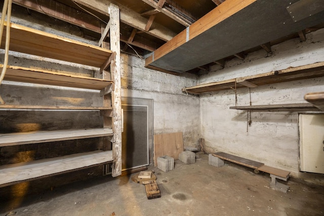 312 E Buckeye St, Belle Center, OH 43310 - view of unfinished below grade area